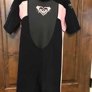 Roxy shorty wetsuit size girls 16
